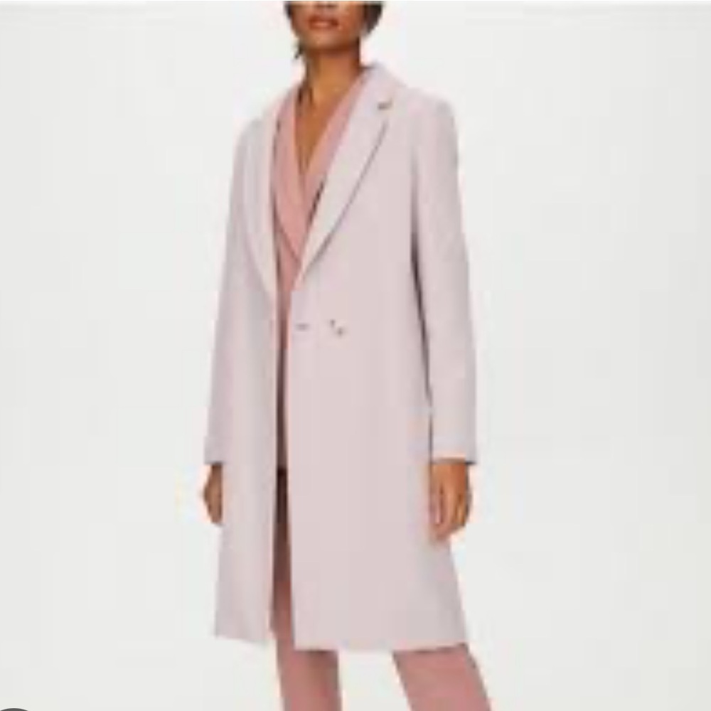 ARITZIA BABATON Dreamy Pink Wool Coat
